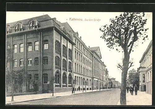 AK Rathenow, Blick in die Duncker-Strasse