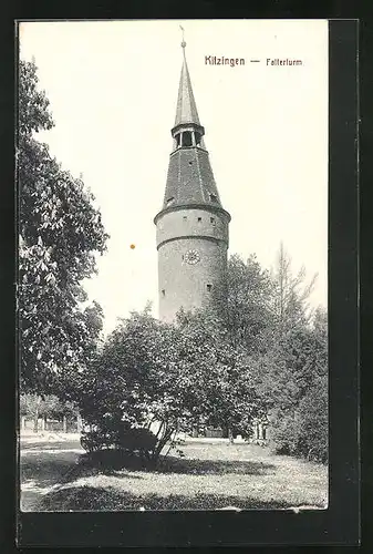 AK Kitzingen, Fallerturm im Sonnenschein