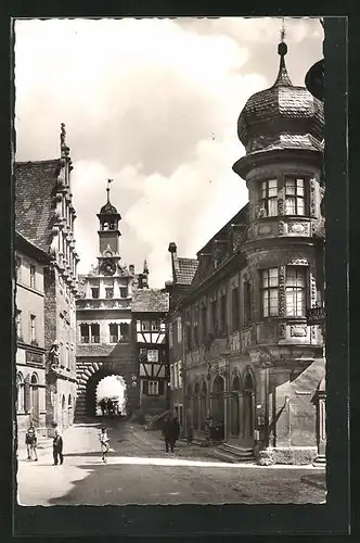 AK Marktbreit / Main, Rathaus und Patrizierhaus