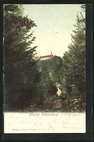 AK Volkersberg, Blick zum Kloster