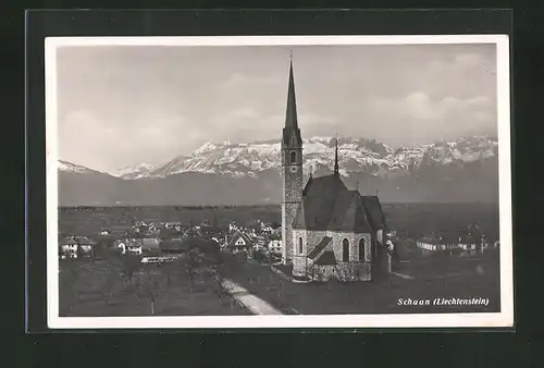 AK Schaan, Totaleansicht der Kirche