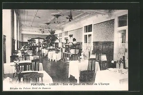 AK Lisboa, Sala de jantar do Hotel de L`Europe
