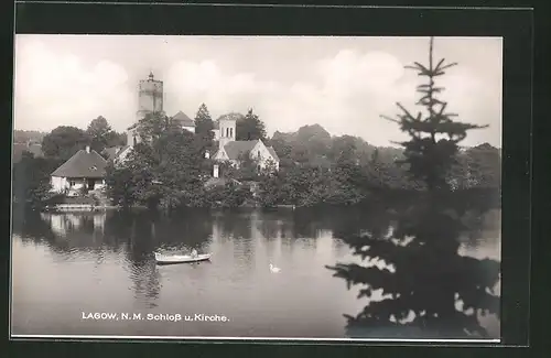 AK Lagow, Schloss und Kirche