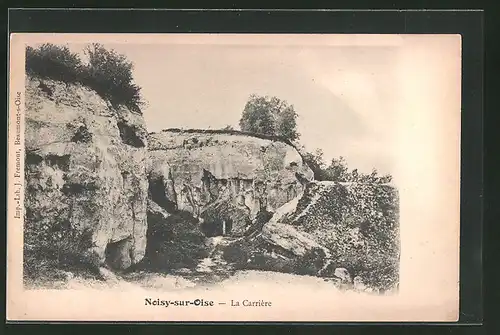 AK Noisy-sur-Oise, La Carrière, Steinbruch