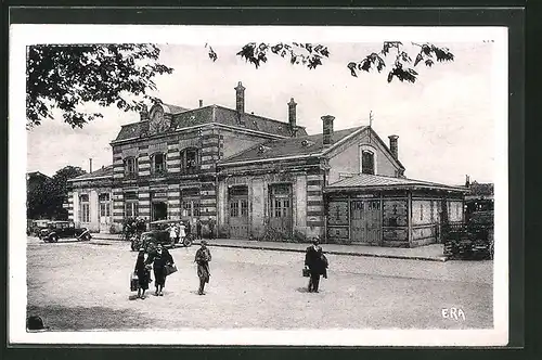 AK Mazamet, La Gare, Bahnhof