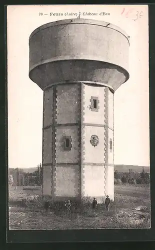 AK Feus, Château d`Eau, Wasserturm