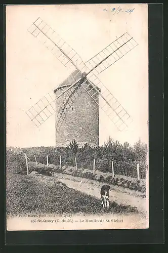 AK St-Quay, Le Moulin de St-Michel, Windmühle