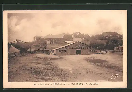 AK Les Choux, La Carrière, Steinbruch