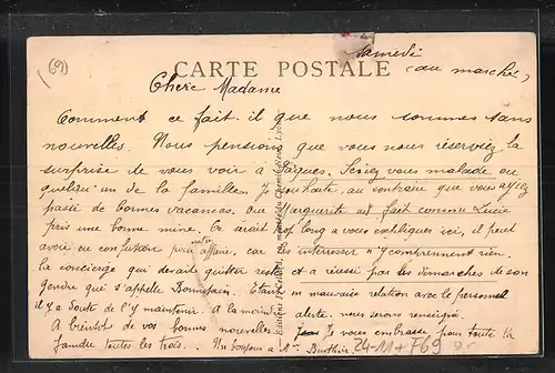 AK Lyon-Saint-Jean, La Catastrophe, Zerstörte Gebäude nach dem Erdrutsch