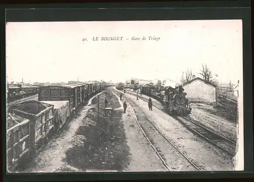 AK Le Bourget, Gare de Triage, Bahnhof