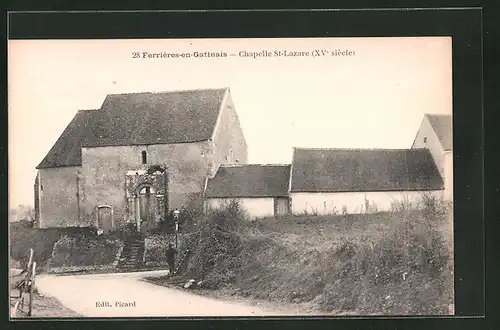 AK Ferrières-en-Gatinais, Chapelle St-Lazare