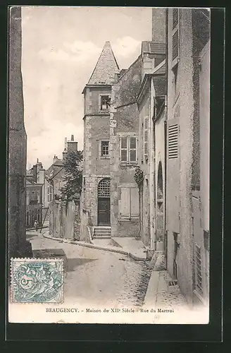 AK Beaugency, Maison du XIIe Siècle, Rue du Martroi