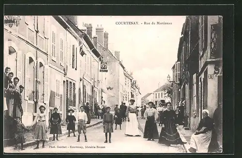 AK Courtenay, Rue du Martineau