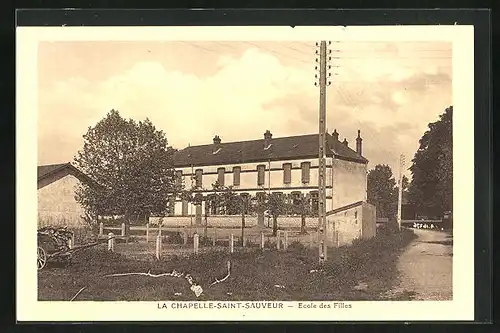 AK La Chapelle-Saint-Sauveur, Ecole des Filles