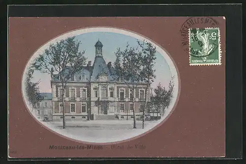 AK Montceau-les-Mines, Hotel de Ville