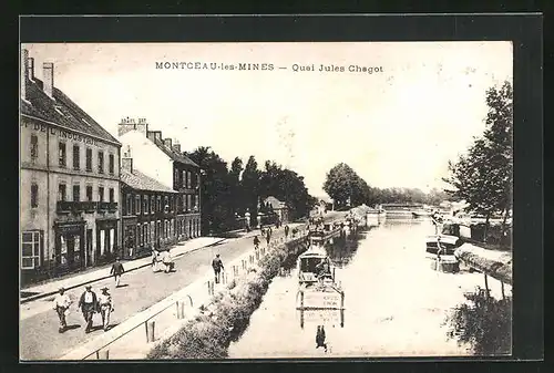 AK Montceau-les-Mines, Quai Jules Chagot