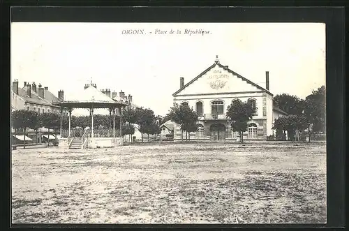 AK Digoin, Place de la Republique