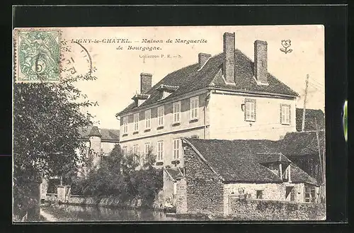 AK Ligny-le-Châtel, Maison de Marguerite de Bourgogne