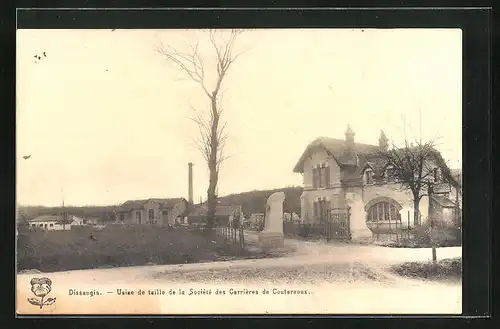 AK Dissangis, usine de taille de la Société des Carriéres de Coutarnoux