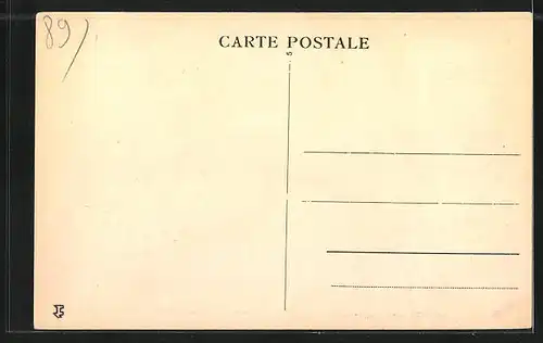 AK Druyes-les-Belles-Fontaines, Château, vue prise rue du Capitaine Coignet