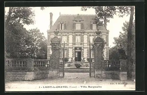 AK Ligny-le-Chatel, Villa Marguerite