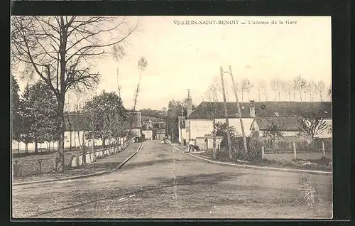 AK Villiers-Saint-Benoit, L`avenue de la Gare