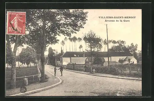AK Villiers-Saint-Benoit, Avenue de la Gare
