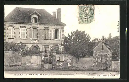AK Egleny, Mairie et Ecole des Garcons
