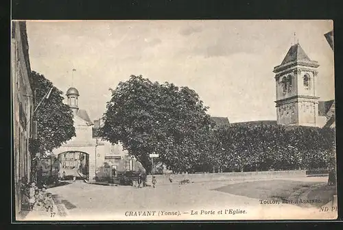 AK Cravant, La Porte et l`Eglise