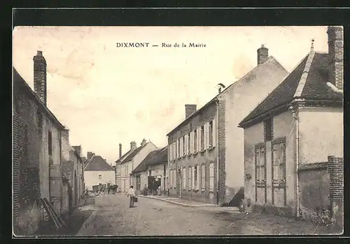 AK Dixmont, Rue de la Mairie