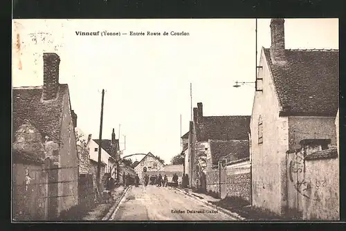AK Vinneuf, Entrée Route de Courlon
