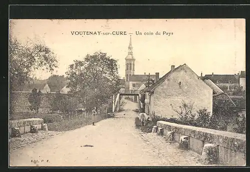 AK Voutenay-sur-Cure, Un coin du Pays