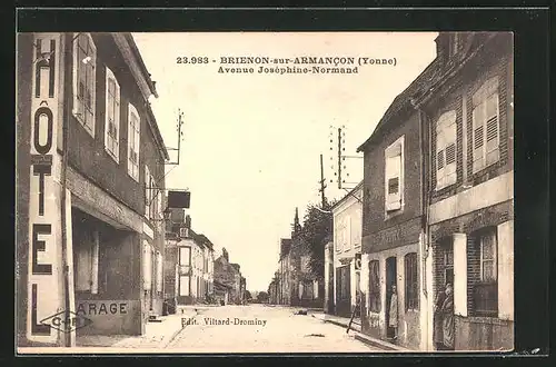 AK Brienon-sur-Armancon, Avenue Joséphine-Normand