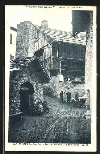 AK La Monta, Le four banal et vieille maison