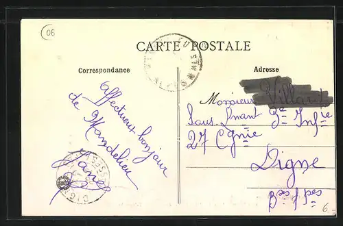 AK Mandelieu, Bureau des Postes et Télégraphes