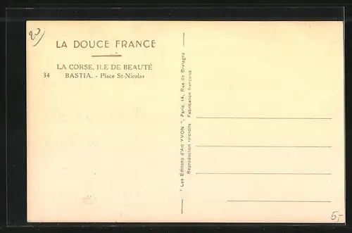 AK Bastia, Place St-Nicolas
