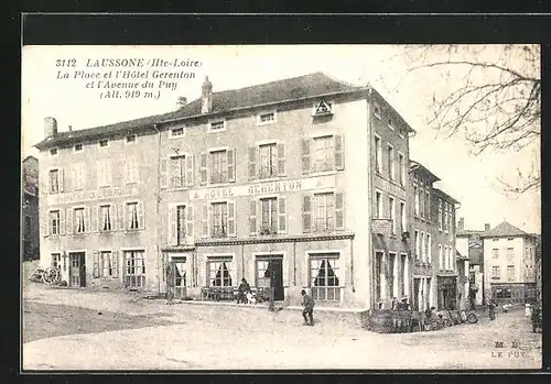 AK Laussone, La Place et l`hotel Gerenton