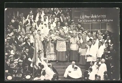 AK Le Puy, Le discourss de cloture, Jubilé 1921