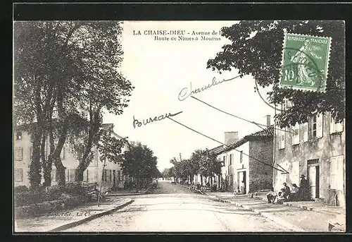AK La Chaise-Dieu, Route de Nimes à Moulins