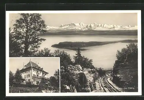 AK Prägelz, Basler Ferienheim, Panorama