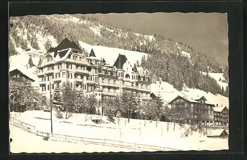 AK Adelboden, Hotel National im Schnee