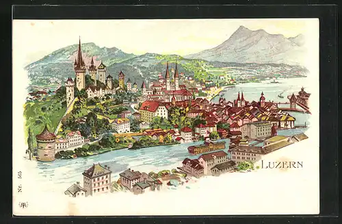 Lithographie Luzern, Gesamtansicht
