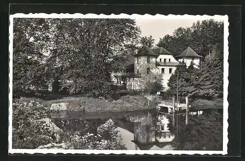 AK La Sauge, Schloss am Broye-Kanal