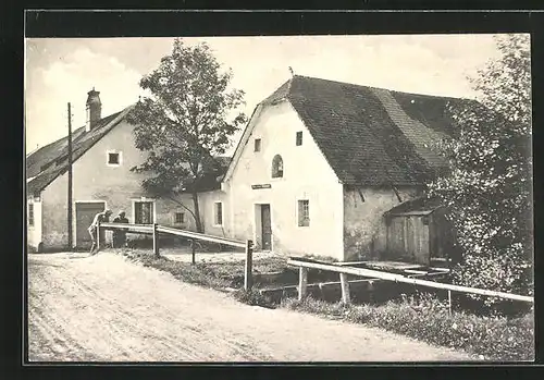 AK St. Leonhard a. Forst, Blick auf Hammerschmieds Mühle