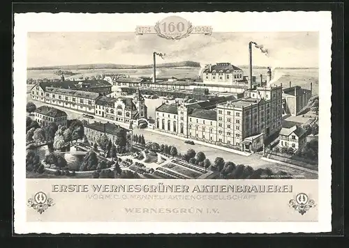 AK Wernesgrün i. V., Erste Wernesgrüner Aktienbrauerei