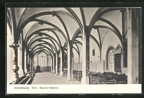 AK Würzburg, Dom, Sepultur-Kapelle
