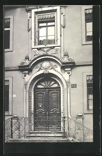 AK Würzburg, Hof Möhrlein, Haustüre