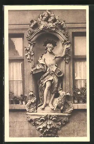 AK Würzburg, Alt-Würzburger Häuserschmuck, Heinestrasse 7