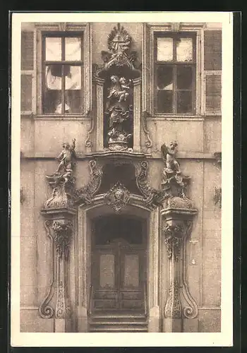 AK Würzburg, Portal in der Theaterstrasse 4