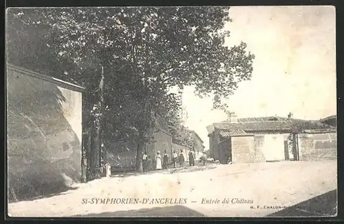 AK St-Symphorien-d`Ancelles, Entrée du Château